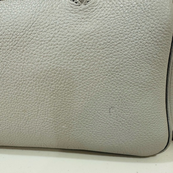 Kate Spade Mimi Satchel Shoulder Bag Nimbus Gray Pebbled Leather - Picture 12 of 15